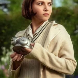 Mia McKenna-Bruce Agatha Christies Seven Dials Coat