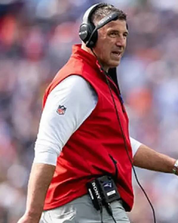 Mike Vrabel New England Patriots Orange Vest - Image 2