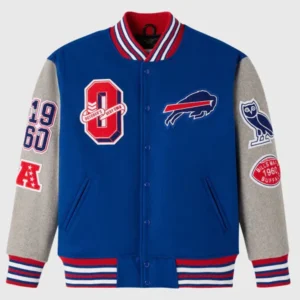 NFL Buffalo Bills Blue Varsity Jacket