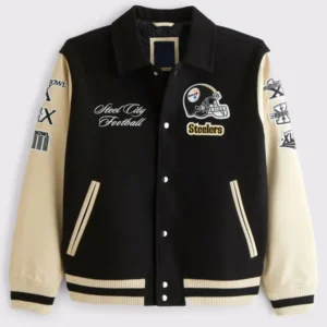 NFL Pittsburgh Steelers Varsity Bomber Jacket