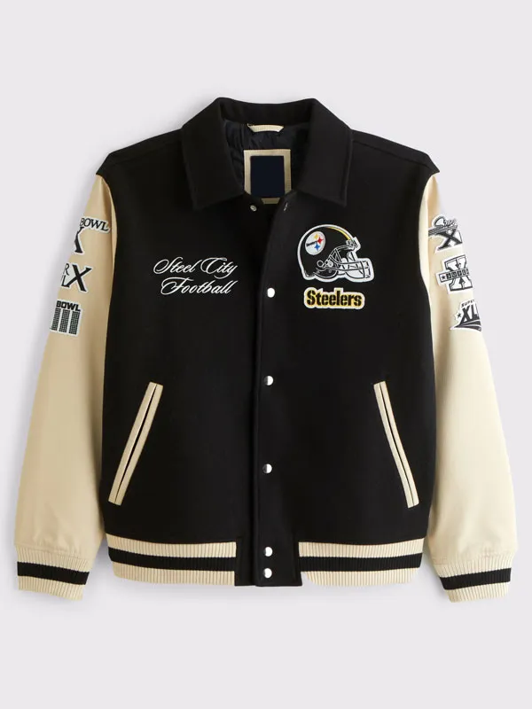 NFL Pittsburgh Steelers Varsity Bomber Jacket
