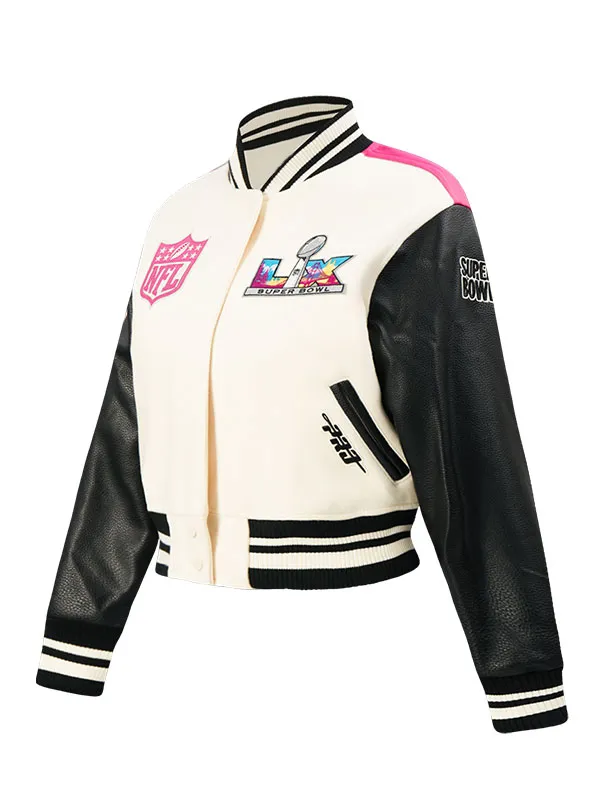 NFL Super Bowl 60 Women’s Varsity Jacket