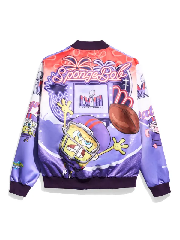 NFL Super Bowl LVIII x SpongeBob Varsity Jacket - Image 2