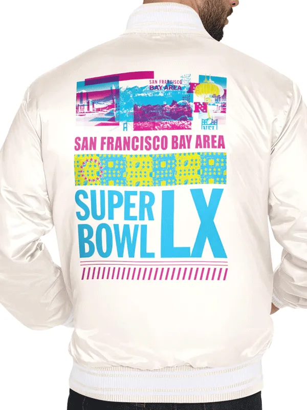 Super Bowl LX Bay Area Bash Satin Starter Jacket