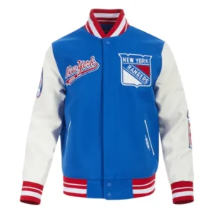 NHL New York Rangers Wool Varsity Jacket