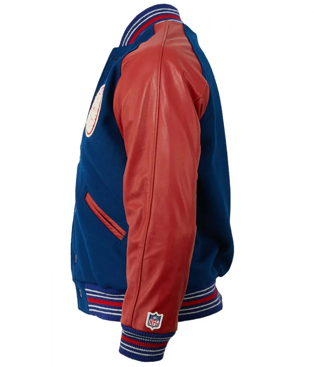 NY Giants Varsity 1939 Blue and Red Jacket - Image 3