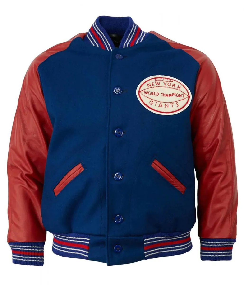 NY Giants Varsity 1939 Blue and Red Jacket