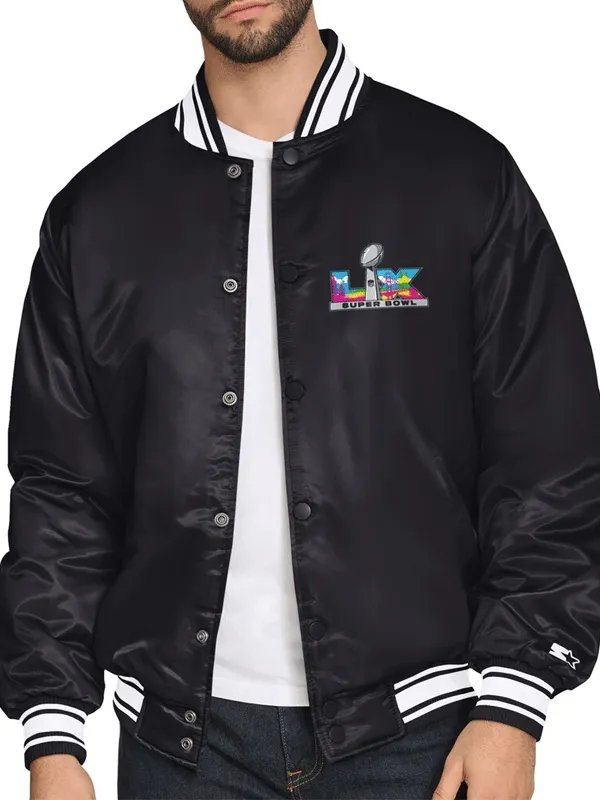NFL Super Bowl LX Starter Varsity Jacket - Image 3