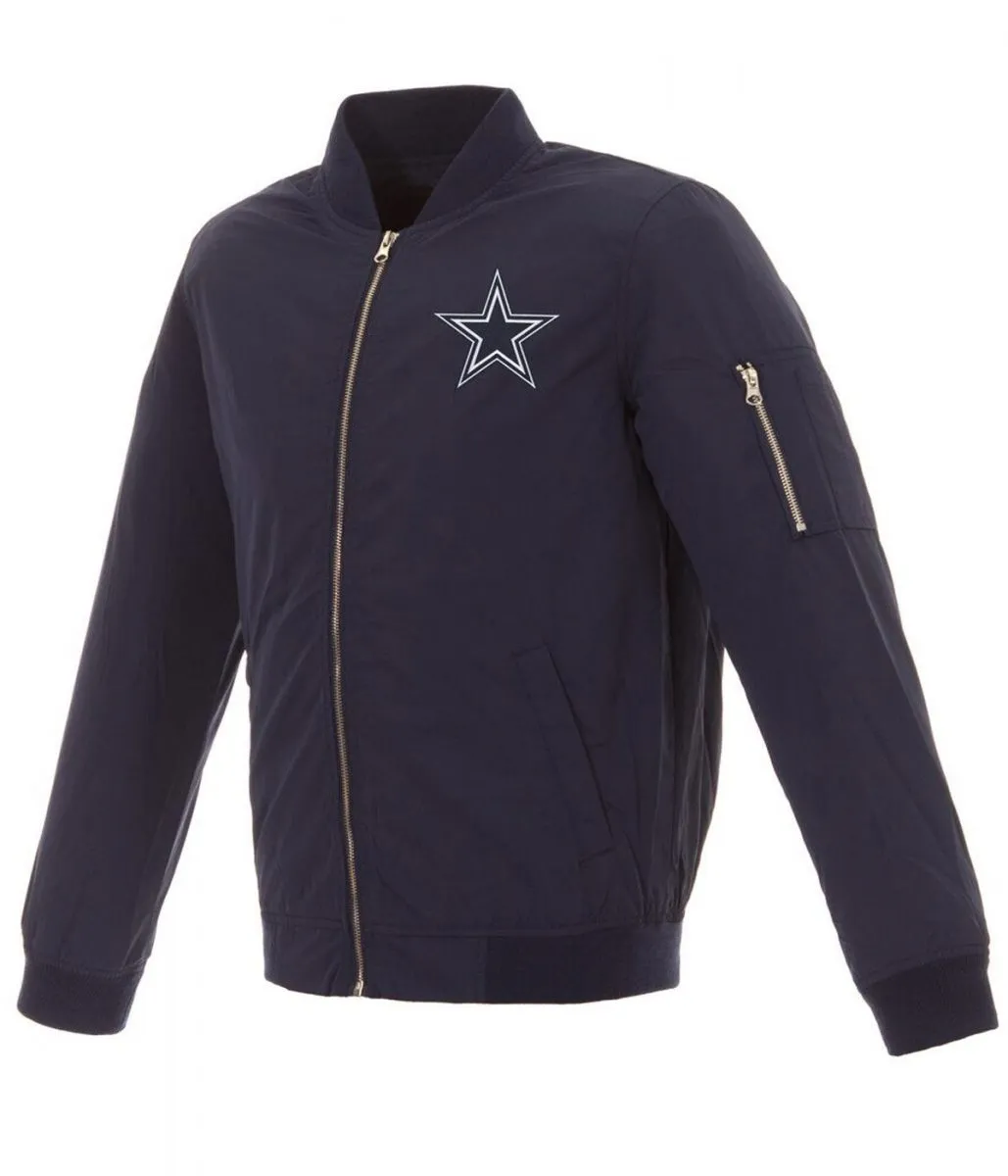 Navy Blue Dallas Cowboys Jacket