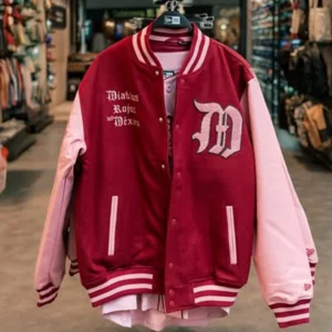 New Era Rodrigo Roji x Diablos Red Varsity Jacket