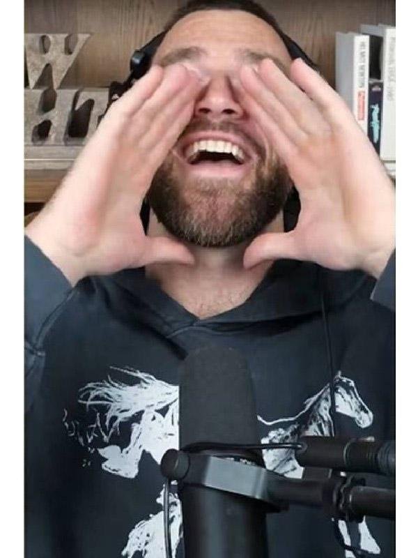 New Heights Travis Kelce Black Horse Hoodie - Image 2