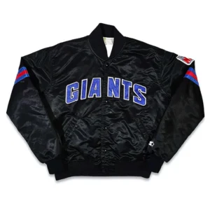 New York Giants 80’s Black Bomber Jacket