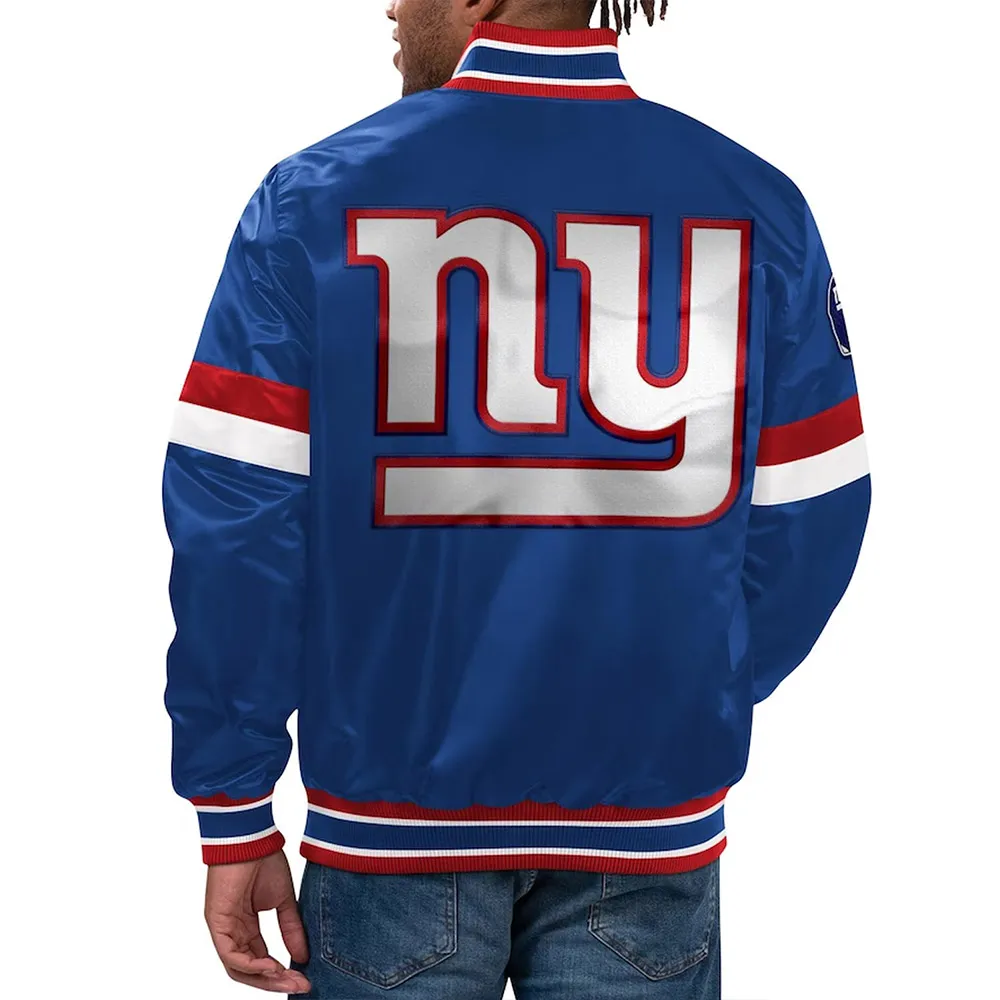 New York Giants Home Game Royal Jacket