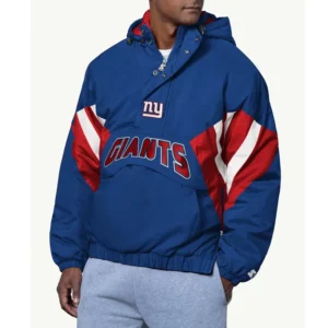 New York Giants Line Up Breakaway Pullover Jacket