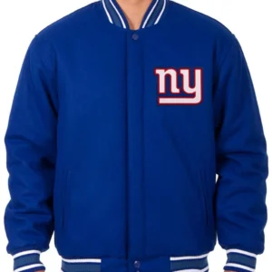New York Giants Varsity Wool Royal Blue Jacket