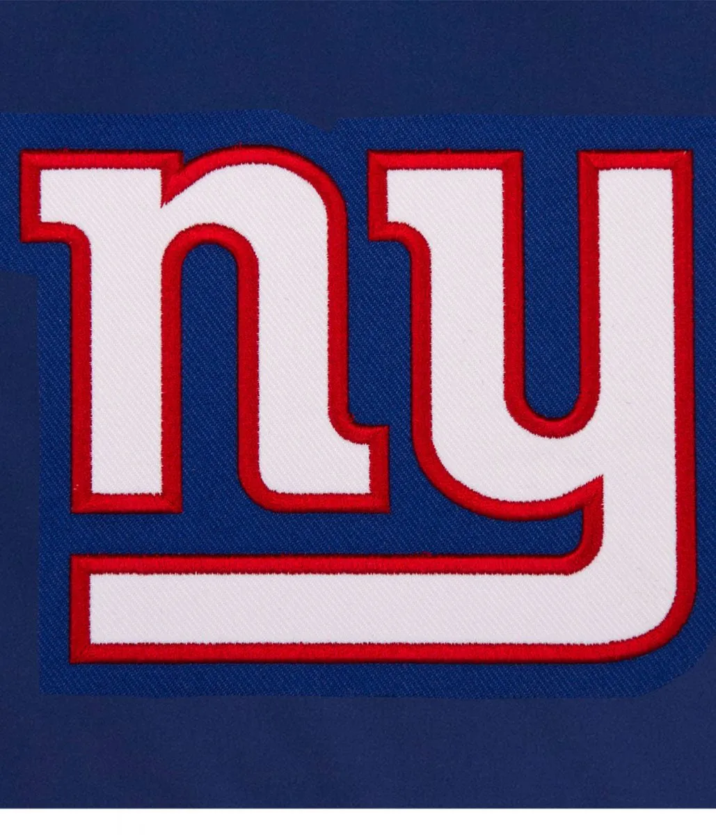 New York Giants Varsity Wool Royal Blue Jacket - Image 3