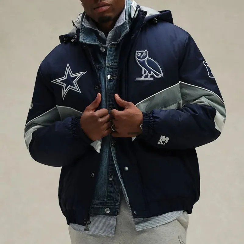 OVO Sideline Dallas Cowboys Puffer Jacket - Image 3