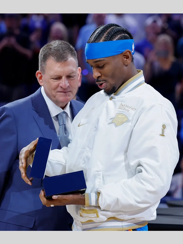 Oklahoma City Thunder Nike Champions Banner Raising Ceremony Jacket - Image 4