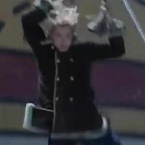 One Piece S02 Sanji Black Shearling Coat