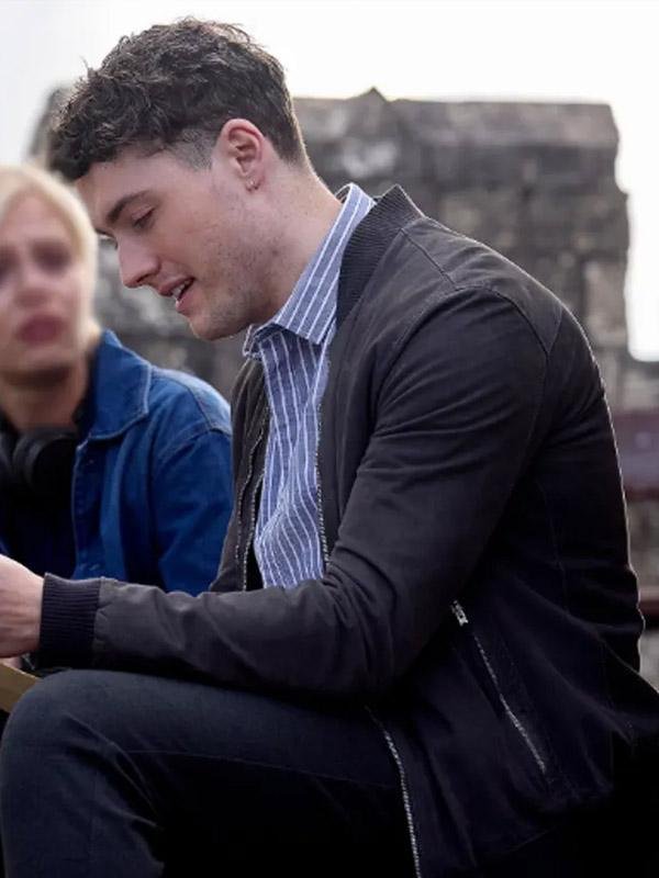 Patience Elliot Scott Brown Bomber Jacket