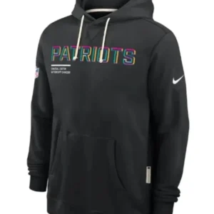 Patriots Crucial Catch Black Hoodie