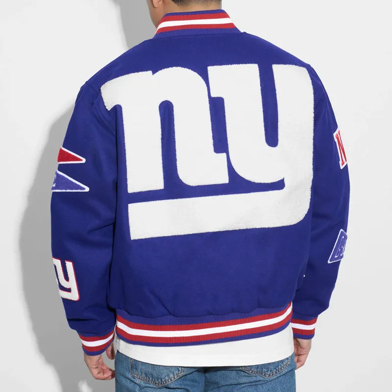 Pennant Royal Varsity NY Giants Wool Jacket - Image 4