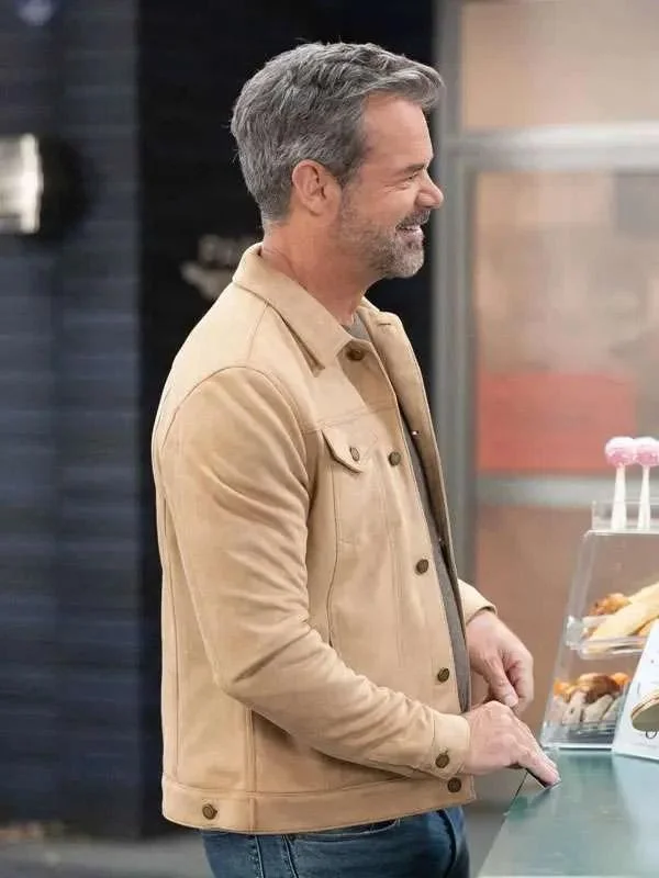 Shifting Gears S02 Tuc Watkins Suede Leather Jacket