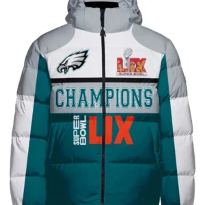 Philadelphia Eagles Super Bowl LIX 2025 Hooded Jacket