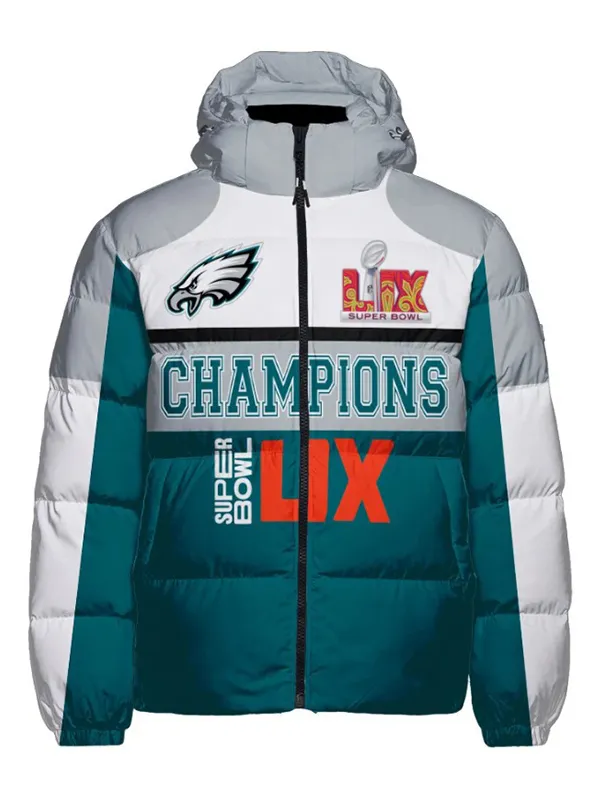 Philadelphia Eagles Super Bowl LIX 2025 Hooded Jacket
