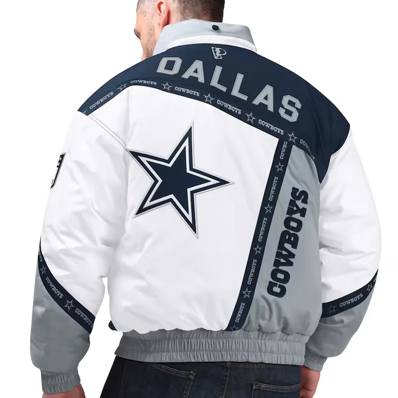 Pro Player Tape Dallas Cowboys Full-Zip Hoodie Jacket - Image 2