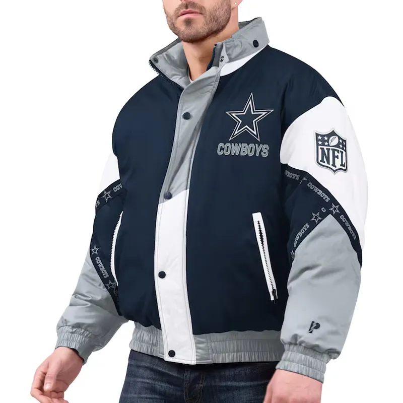 Pro Player Tape Dallas Cowboys Full-Zip Hoodie Jacket