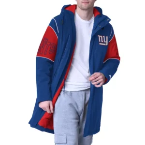 Royal Dynasty NY Giants Polyfill Stadium Full-Zip Jacket