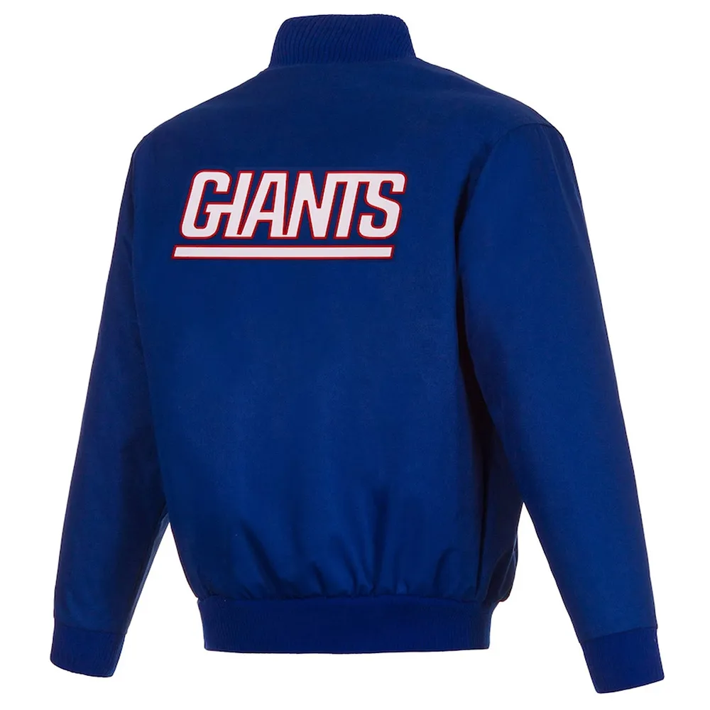 Royal Varsity Poly NY Giants Twill Jacket - Image 2