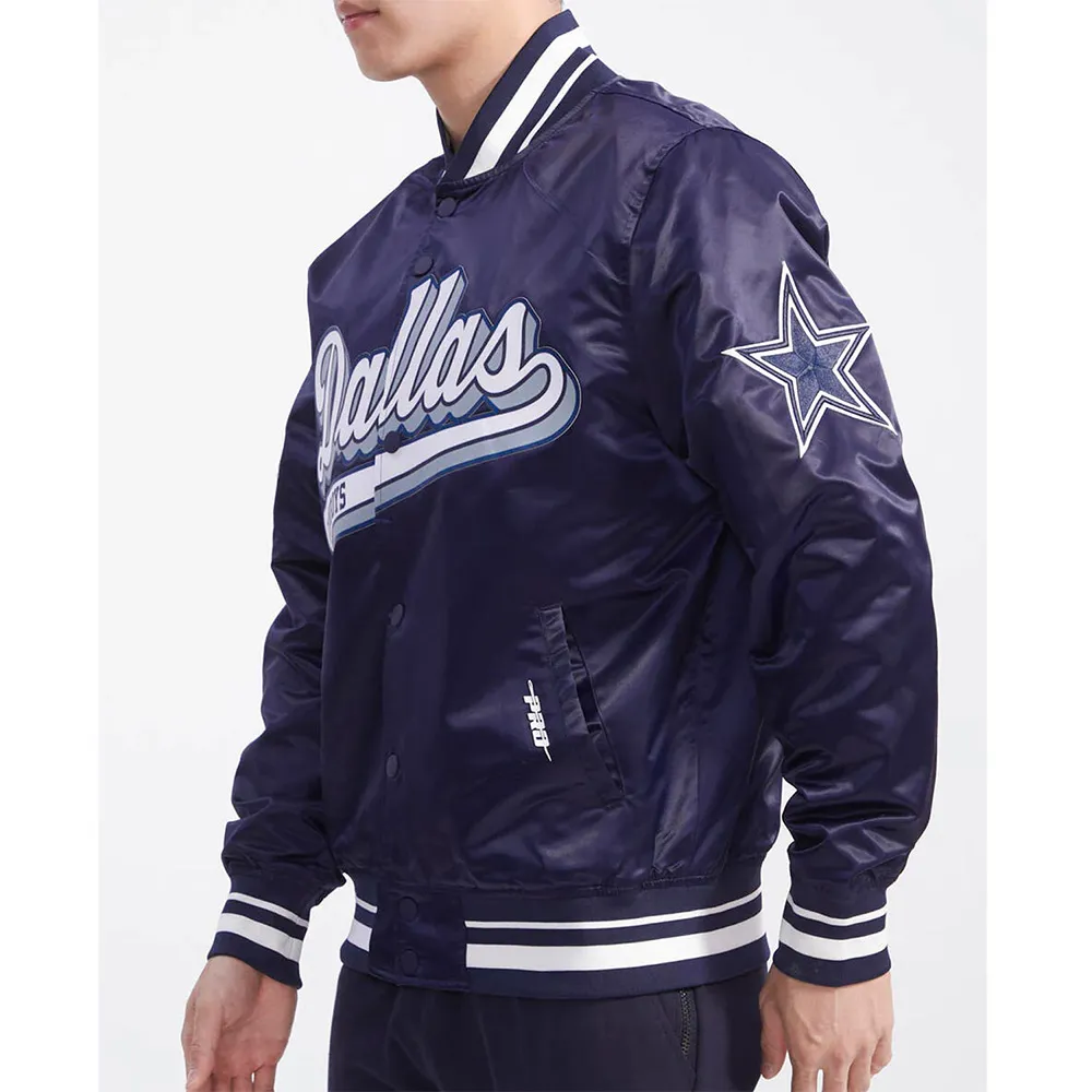 Script Tail Dallas Cowboys Midnight Navy Jacket