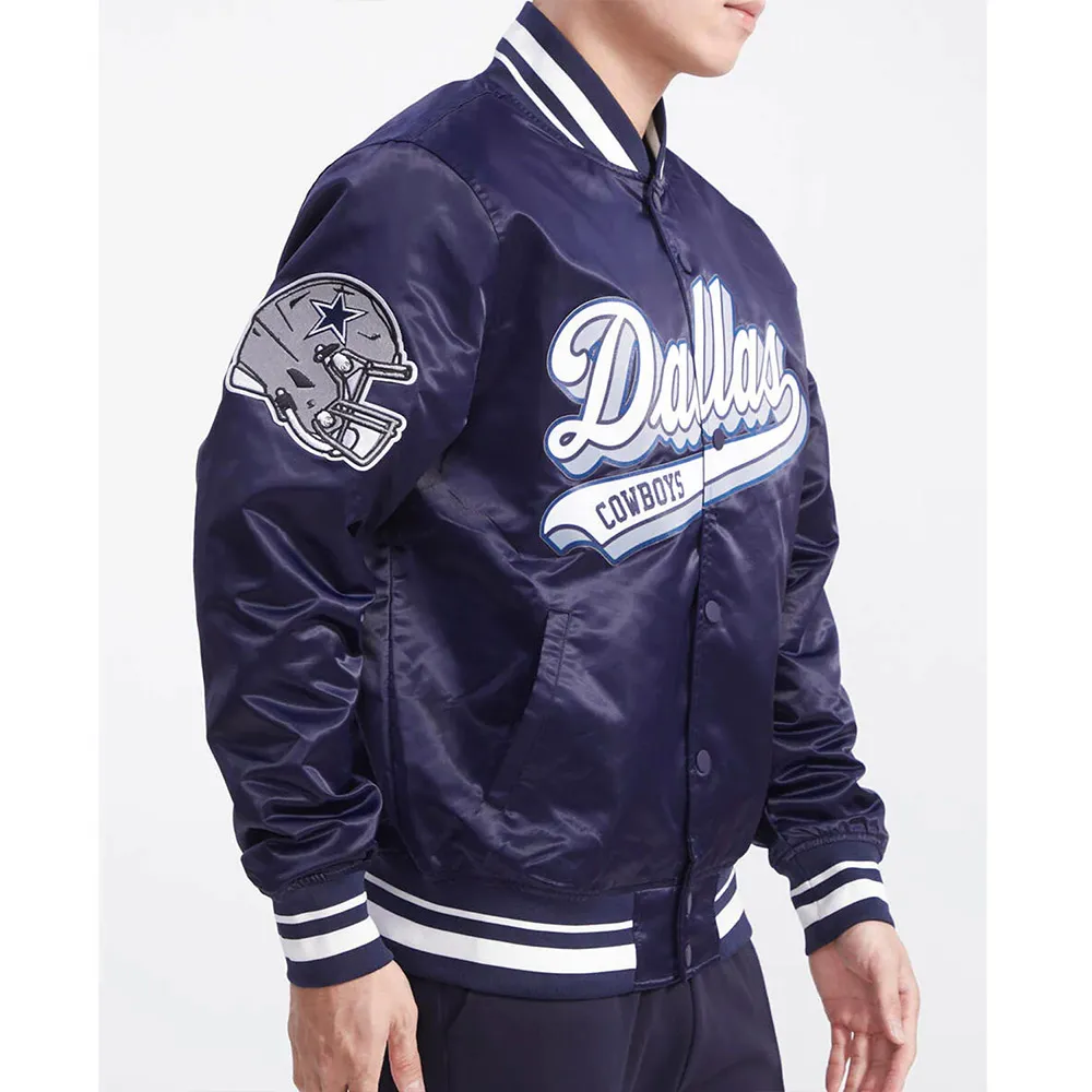 Script Tail Dallas Cowboys Midnight Navy Jacket - Image 3
