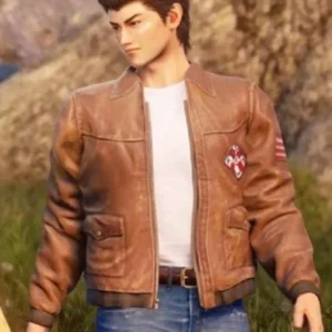 Ryo Hazuki Shenmue 3 Bomber Leather Jacket