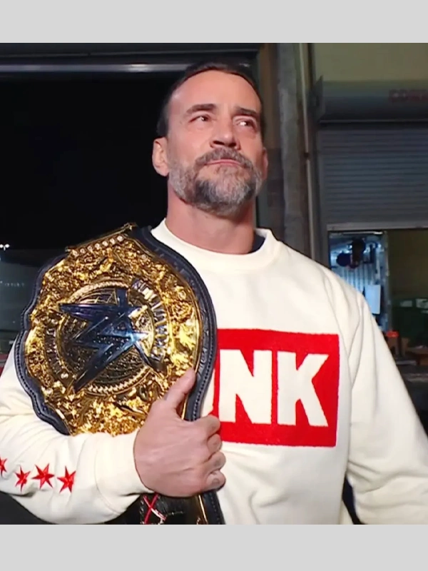 Cm Punk First Entrance as A Champion Sweatshirt - Image 4