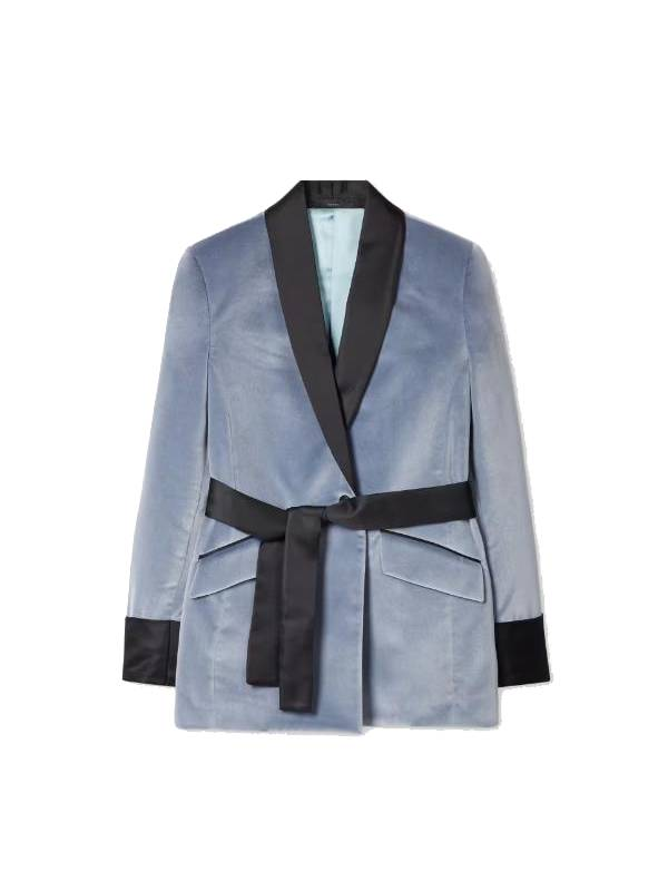 Celebrity Traitors S01 Claudia Winkleman Belted Blazer - Image 2