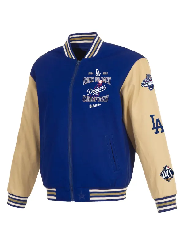 Los Angeles Dodgers Back-To-Back World Series Champions Jacket - Image 2