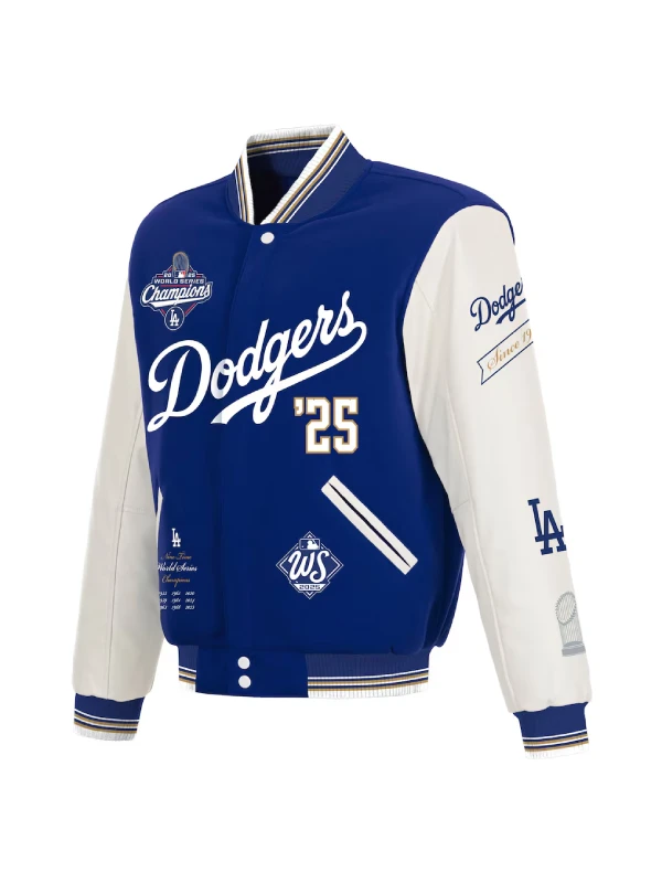 Los Angeles Dodgers World Series Champions Varsity Jacket - Image 2