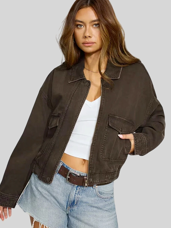 Twill Bomber Jacket Garage - Image 3