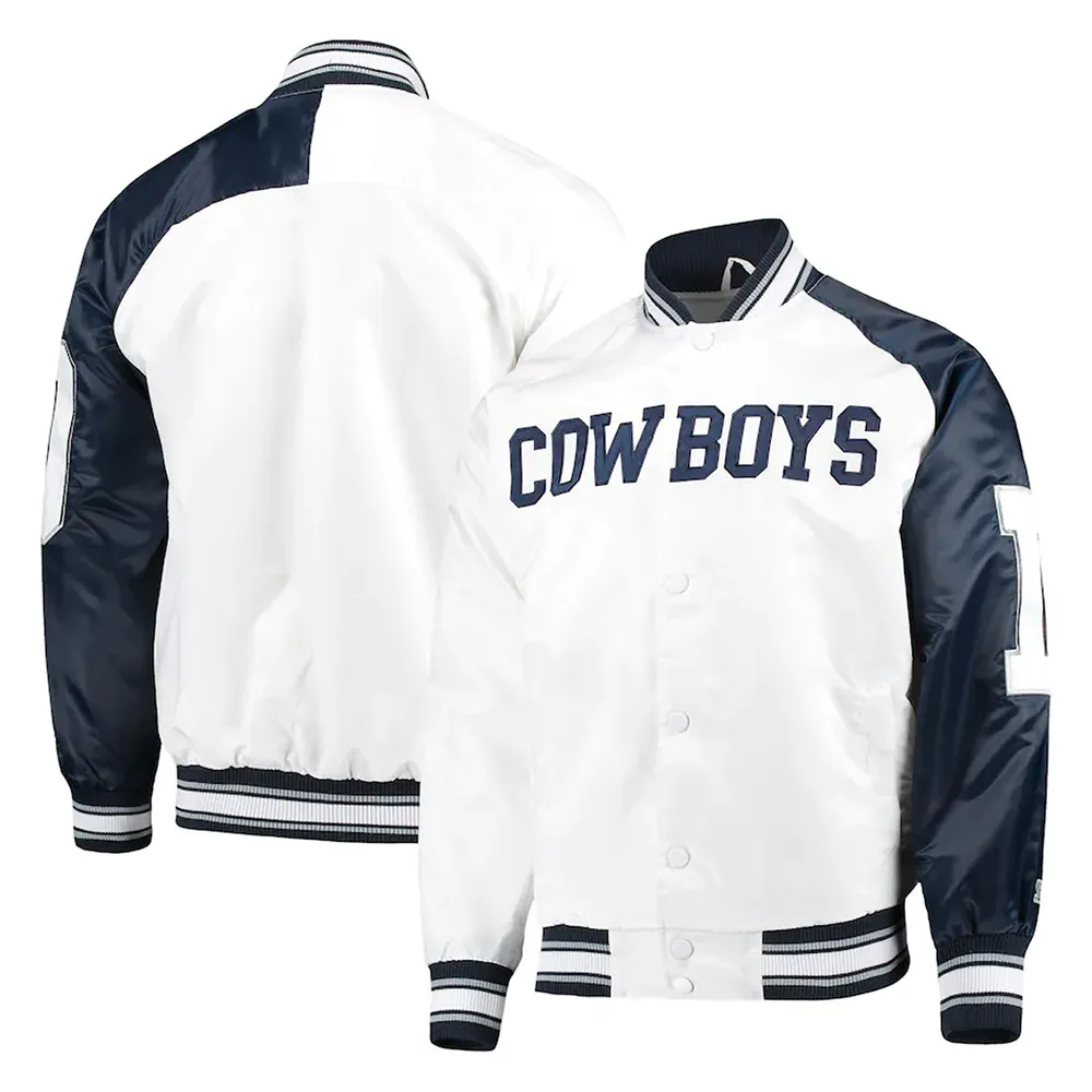 Start of Season Dallas Cowboys Retro Satin Jacket - Image 3