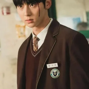 Study Group S01 Hwang Min-hyun Brown Blazer