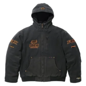 Supreme Fox Racing Hooded Denim Jacket