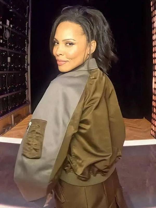 Tamron Hall Show Amirah Vann Oyeku Bomber Jacket - Image 3