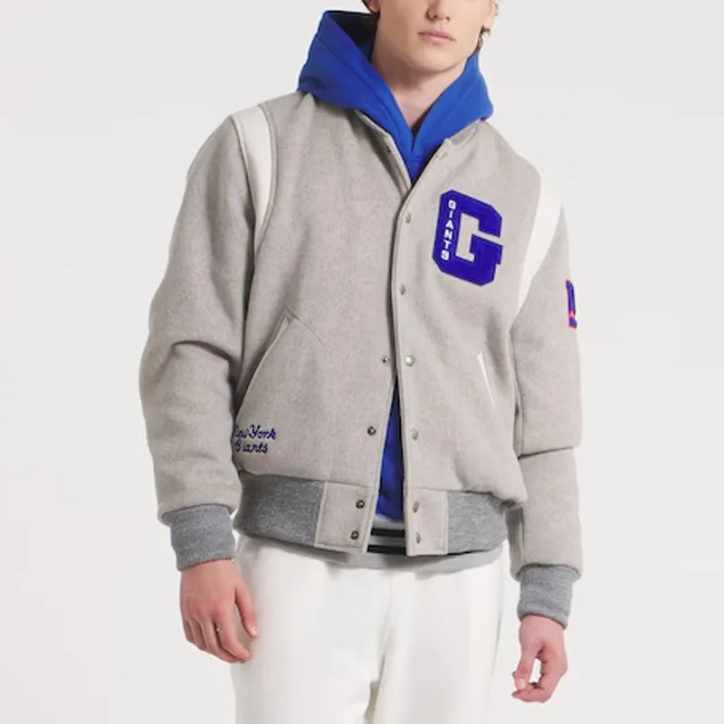 Teddy Varsity NY Giants Wool Jacket - Image 3