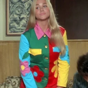 The Brady Bunch Maureen McCormick Colorfull Floral Jacket