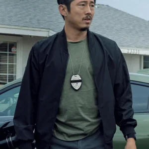 The Rip Steven Yeun Black Jacket