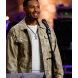 The Voice S28 Jerrell Melton Beige Oversized Jacket