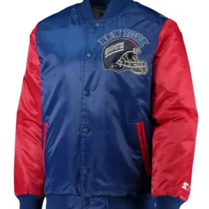 Throwback Locker Room New York Giants Satin Jacket
